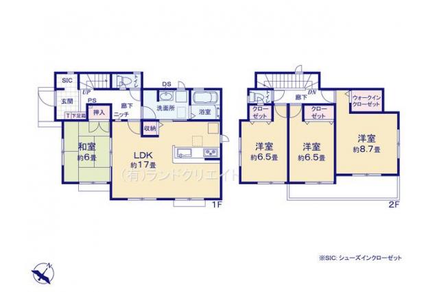 松戸市平賀 新築1号棟_間取り図