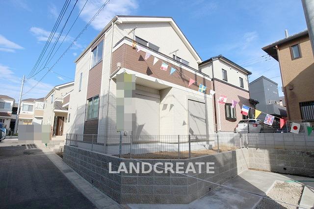 松戸市八ケ崎7丁目 新築2-D号棟_外観図3