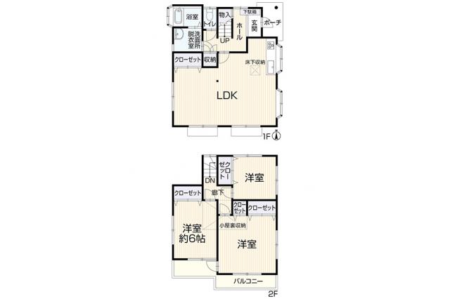 松戸市栄町8丁目 中古一戸建て_間取り図