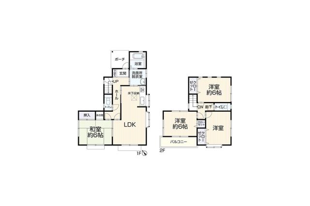 柏市逆井5丁目 中古一戸建て_間取り図