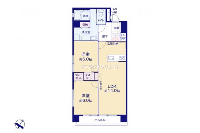 松戸第八マンション_間取り図