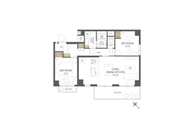 ドルミ葛西_間取り図