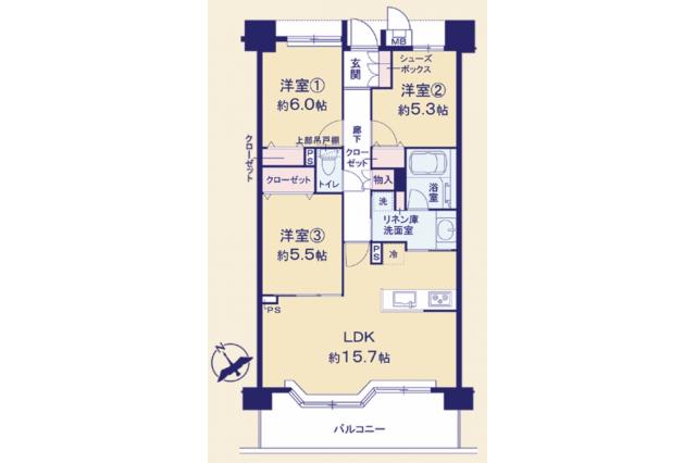 アンビシャス南柏_間取り図