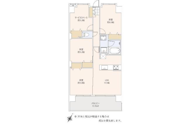 アイディーコート市川_間取り図