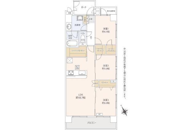 アルファグランデ行徳弐番街_間取り図