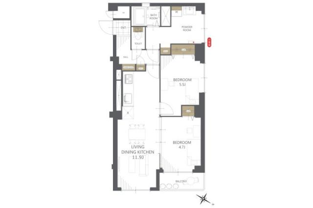 ニックハイム行徳第二_間取り図
