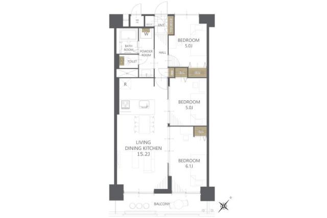 シティコープ西葛西_間取り図