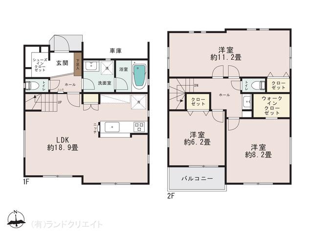 柏市柏７丁目　新築一戸建て_間取り図
