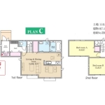 松戸市八ケ崎２丁目 新築C号棟_外観図