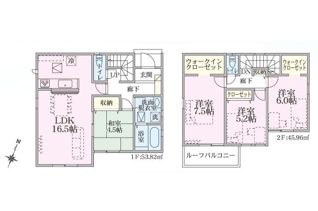 柏市手賀の杜５丁目 新築１号棟