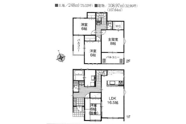 野田市関宿台町 新築４号棟_間取り図