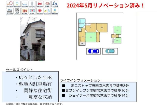 、野田市木間ケ瀬_no97749