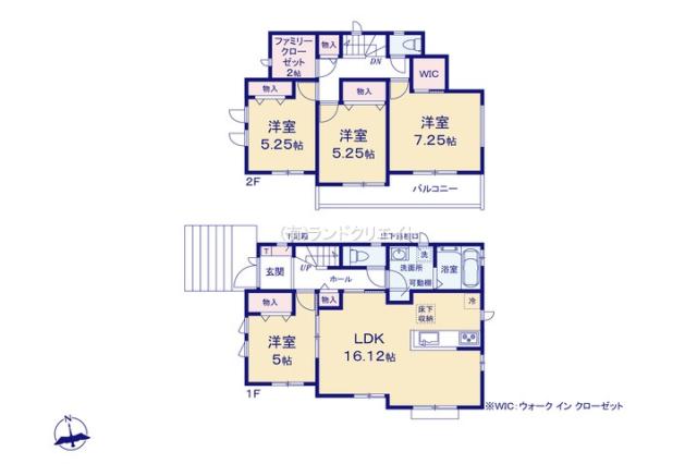 松戸市小金原４丁目 新築戸建_間取り図