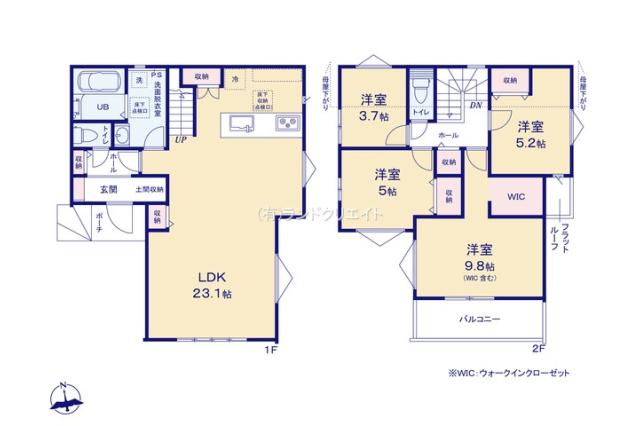 松戸市六高台２丁目 新築12期２号棟_間取り図