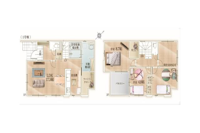 三郷市戸ケ崎３丁目 新築一戸建て_間取り図