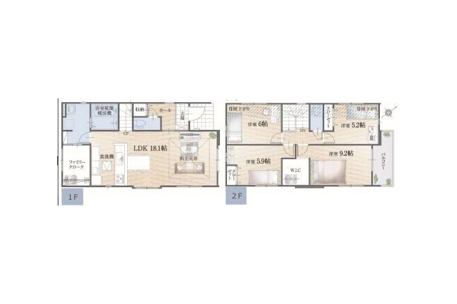 流山市鰭ケ崎 新築一戸建て16期３号棟_間取り図