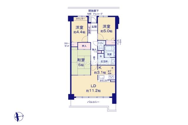 グラン・コート東松戸_間取り図