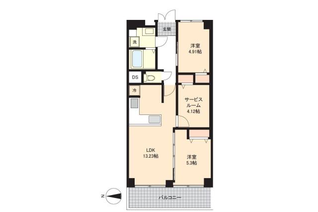 新小岩ガーデンハイツ_間取り図