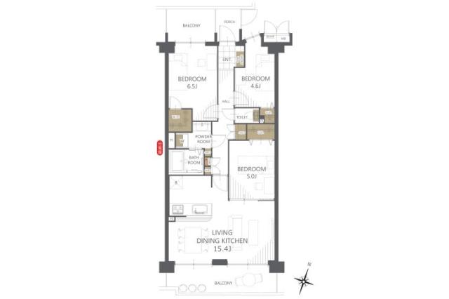 モアステージ新柏弐番館_間取り図