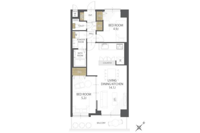 ライオンズマンション堀切菖蒲園第２_間取り図