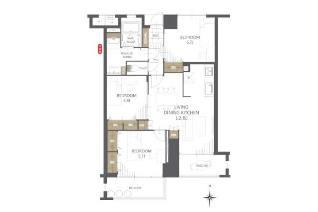 サーパス三郷_間取り図