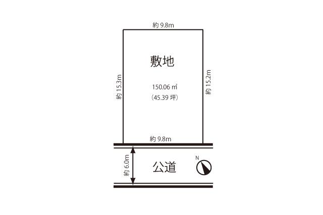 流山市松ケ丘６丁目 土地_間取り図